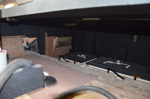 Bellows under the Swell soundboard