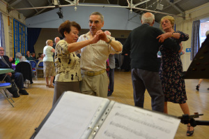 A crowded dance floor