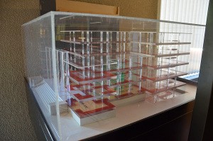 model of internal structure of West Register House