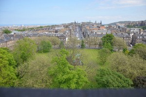 View of Charlotte Square and up St George’s street from the dome