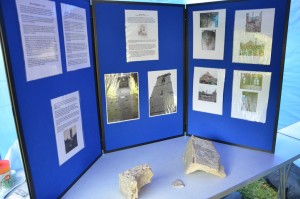 Display about Magdalene Tower restoration