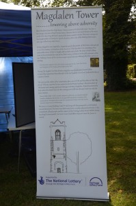 Magdalene Tower banner
