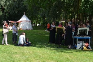 SMSG Hand bell ringers at Medieval Fair