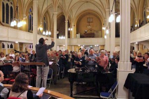 James conducts the 2014 Come & Sing Day