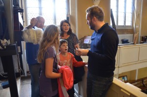 Steve and interested visitors