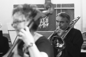 Peter on trombone