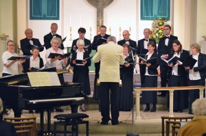 Adrian conducts the New English Singers