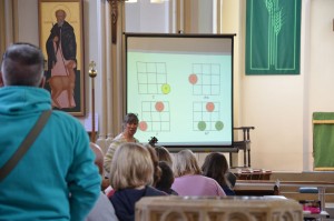 Sue teaching Ukulele chords