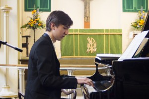 Jacob at the piano