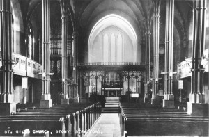 1928 St Giles interior organ on left (photo 7)