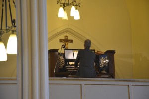 John playing the Willis for mass on St Cecilia's day