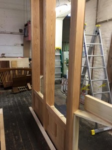 Willis Case work in FH Browne & Sons workshop
