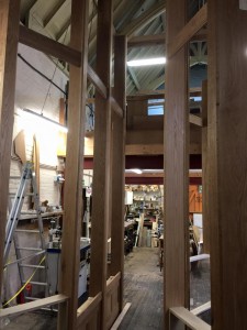 Willis Case work in FH Browne & Sons workshop