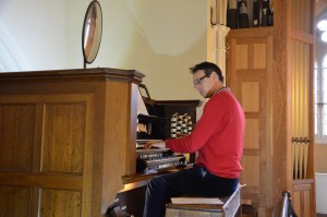 Jonathan plays the Willis organ