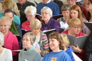 OU Choir altos in rehearsal