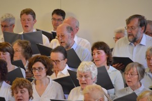 Semi chorus singing 'Benedictus'