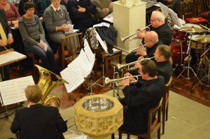 Brass during Rutter Gloria