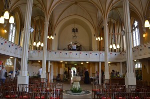 David plays the Willis organ