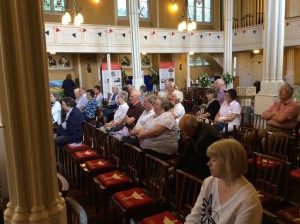 Audience for the handbells