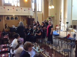 SMSG church handbell ringers