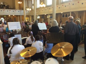 School and church handbell ringers