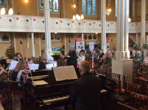 View from the piano
