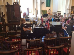 Sheridan plays jazz