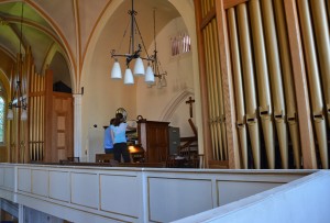 Michael plays the Willis organ