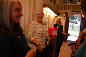 Happy volunteers