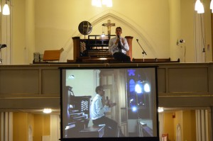 Jonathan explains about a piece