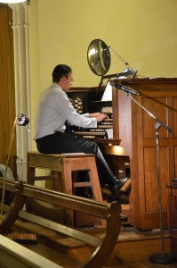 Jonathan at the console