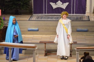 Mary and the Angel Gabriel