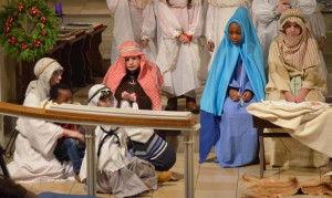 The Shepherds came to see the baby