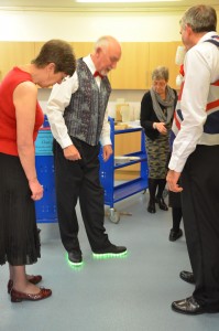 Dave and his illuminated soles