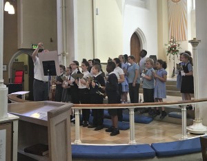 SMSG school handbell and belleplate ringers