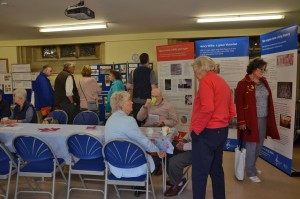 Coffee and history display