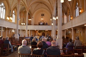 Listening to Keith Morgan play the Willis organ