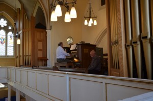 Keith Morgan plays the Willis organ