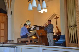 World premiere of organ and trumpet version of Louise Farrenc's music
