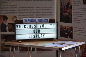 Projected Picture Trust exhibition welcome