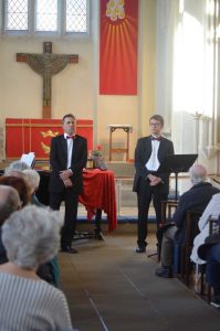 Joe and Simon introducing The Gas Man cometh
