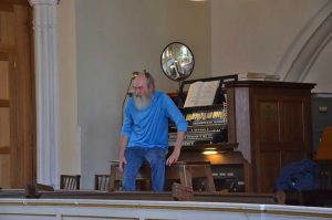 Francis Monkman at the Willis console