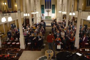 The Come & Singers from above