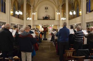 Come & Sing performance with the organ