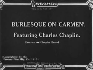 Burlesque on Carmen (1915)