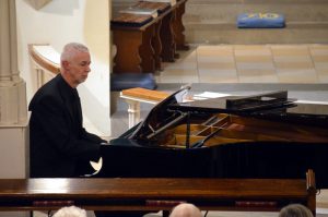 Robert Challinor at the piano