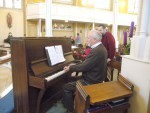 Dave K and James and the old piano