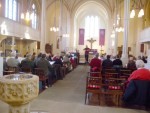 James and the singers in second rehearsal