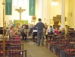 Ian conducting the new brass ensemble