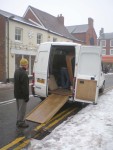 The piano in the van